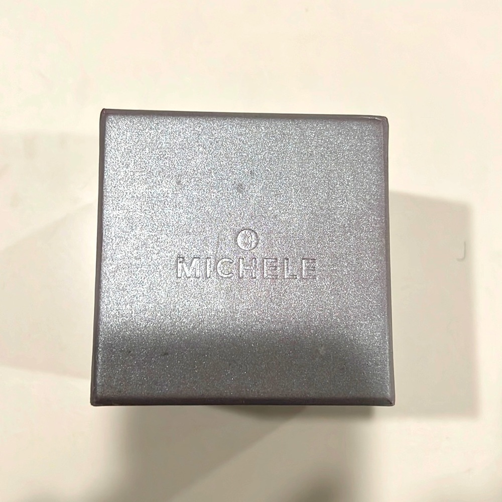 Used Michele Sports Watch, Red-Silver/ Red Jelly Park Bean Mww06l000011 Watch